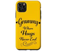 Grammy Where Hugs Never End - Grand-Kids Favorite Grandma Coque pour iPhone 11 Pro Max