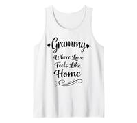 Grammy Where Love Feels Like Home - Proud Family Grandma Débardeur