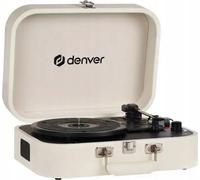 Denver VPL-130 Platine USB blanc crème