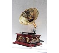 Gramophone HMV Antique Vintage Réplique Travail Original Tourne-disque Phonographe New Sculpture Gramophone