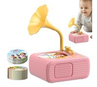 Gramophone pour avec 96 cartes - Gramophone avec narrateur pour cadeaux d' , gramophone pour tout-petits, jouet éducatif | Lecteur de musique pour tout-petits, gramophone.
