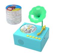 Gramophone Pour Enfants - Gramophone Pour Enfants Avec 96 Cartes | Gramophone Pour Enfants, phonographe, Tourne-disque, Jouet Sensoriel Musical, Gramophone Pour Enfants, Jouets Pour Raconter Des