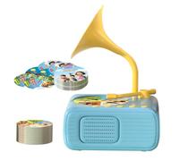Gramophone pour - Taille Standard Tout Petit Musique Lecteur, Histoire Machine Interactif Conte Jouet | Apprentissage Precoce Appareil pour Temps Imaginatif Jeu Amusements Bebe