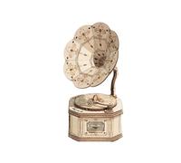 ROBOTIME Rolife Puzzle 3D en bois Grammophone 122 pièces