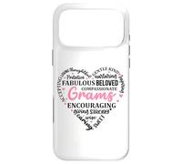 Grams Fabulous Beloved Cœur encourageant Coque pour iPhone 17 Pro Max