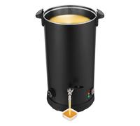 GramStudio Fondeur de cire électrique, 15 l, pour fabrication de bougies et de savon, pot de cire anti-adhésif, avec affichage numérique, robinet et réglage de la température de 50 à 100 °C