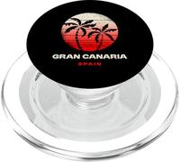 Gran Canaria Espagne Palmier Plage Coucher de Soleil PopSockets PopGrip pour MagSafe