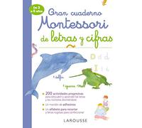 Gran cuaderno Montessori de letras y cifras