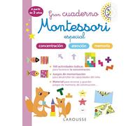 Gran cuaderno Montessori especial concentración, atención y memoria. A partir de 3 años