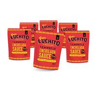 Gran Luchito Lot de 6 sauces de cuisson mexicaines pour chipotle rouge Enchilada 400 g | Chaleur douce