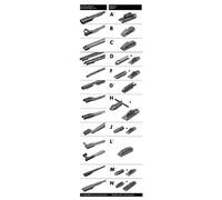 Gran-Pree Speed, Balai d'essuie-glace - 38 cm (15") - 1 pce