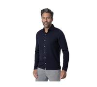 Gran Sasso - Chemise Bleu Marine à Manches Longues - Homme - Chemises - Bleu - Taille: 2XL