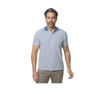 Gran Sasso - Chemise en maille texturée à manches courtes - Homme - Pulls - Bleu - Taille: XL