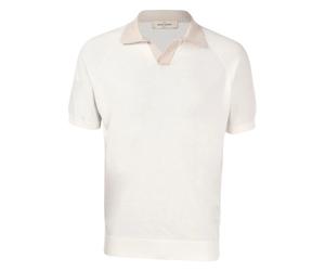 Gran Sasso - Ecru Polo - Homme - Tops - Beige - Taille: S