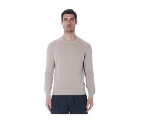 Gran Sasso - Maglia girocollo in cotone e cashmere manica raglan - Homme - Pulls - Beige - Taille: M
