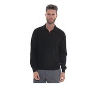Gran Sasso - Polo à manches longues - Homme - Pulls - Noir - Taille: S