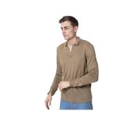 Gran Sasso - Polo à manches longues - Homme - Tops - Brun - Taille: L