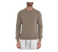 Gran Sasso - Pull en Coton Col Rond - Homme - Pulls - Beige - Taille: 4XL