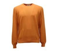 Gran Sasso - Pull en coton - Homme - Pulls - Orange - Taille: 3XL