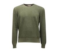 Gran Sasso - Pull en coton vintage - Homme - Pulls - Vert - Taille: M