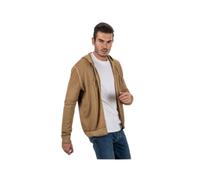 Gran Sasso - SweaT-shirt zippé - Homme - Sweatshirts et sweats à capuche - Brun - Taille: XL