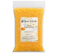 Gran Velada Cire de carnauba végétale naturelle 100 g | Cire dure pour cosmétiques, savons, crèmes et baumes à lèvres | Émolliente et hypoallergénique | DIY et cosmétiques naturels