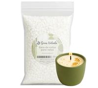 Gran Velada Cire de colza 1 kg en perles pour bougies en verre | Naturelles et végétales, odeur neutre et biodégradable