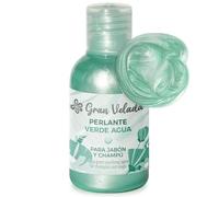 Gran Velada - Colorant nacré vert eau liquide cosmétique 50 ml | Effet nacré vert pour savon et shampooing | Gel douche brillant | Finition perle fraîche DIY