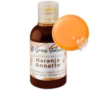 Gran Velada - Colorant naturel orange noir liquide 50 ml | Colorant hydrosoluble E160b pour cosmétiques naturels | Idéal pour savons crèmes et formulations DIY