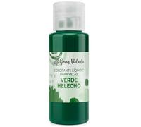 Gran Velada - Couleur de bougie vert fougère 30 ml | Colorant de cire hautement concentrée pour paraffine, cire de soja et bougies d'arrosage, mélange homogène sans grumeaux, fabrication