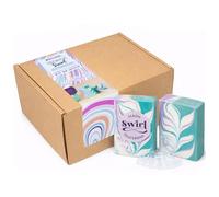 Gran Velada - Kit de fabrication de savon technique Swirl avec savon blanc | Set pour faire 10 pastilles de savon artisanal | Comprend des matériaux + instructions étape par étape | Artisanat