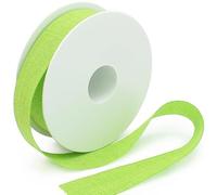 Gran Velada Ruban rustique en coton pistache 20 m | Cordon naturel pour travaux manuels et bijoux | Fil résistant pour l'artisanat