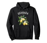 Granada Andalousie Lemon Art Espagne Fruit Lover Vintage Sweat à Capuche