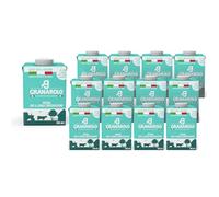 Granarolo, Lait entier UHT de haute qualité 500 ml, 12 paquets de Lait Italien, conserve la même quantité de protéines que le Lait de départ grâce à un traitement thermique.