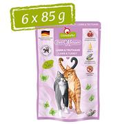 GranataPet Delicatessen Agneau et Dinde, 6 x 85 g, Nourriture Humide pour Chat, Nourriture pour Chat gourmets, Nourriture sans céréales et sans Sucre