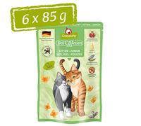 GranataPet Delicatessen Kitten/Junior Volaille Humide pour Chat, Nourriture pour Chats gourmets, Nourriture sans céréales et sans Sucre, 6 x 85 g