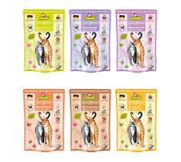 GranataPet DeliCatessen Lot de 3 boîtes de nourriture humide sans poisson pour chats dans un paquet d'essai - Aliment complet sans céréales - Nourriture pour chat à haute teneur en viande et huiles de