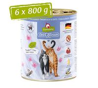 GranataPet Delicatessen - Lot de 6 boîtes de 800 g de Nourriture Humide pour Chats et Canards - Nourriture sans céréales et sans Sucre ajoutés