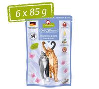 GranataPet Delicatessen - Lot de 6 boîtes de 85 g de Nourriture Humide pour Chats - Thon et Canard - Nourriture pour Chats gourmets - sans céréales et sans Sucre ajoutés