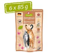 GranataPet Delicatessen Nourriture Humide pour Chats à la Dinde et au Faisan - Sans Céréales et Sans Sucre Ajoutés - 6 x 85 g