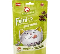 Granatapet Feinischmaus Poulet, Friandise pour Chat, Snack Doux pour Chat, Friandise pour Chats sans Céréales ni Additifs De Sucre, Récompense Pause, 50 G