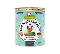 GranataPet Liebling's Repas au Poulet et panais - Nourriture Humide pour Chien - sans céréales et sans Sucre - Aliment Complet - 6 x 800 g