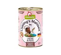 GranataPet Liebling's Repas au Saumon et à la Dinde - Nourriture Humide pour Chien - sans céréales et sans Sucre - Aliment Complet - 6 x 400 g