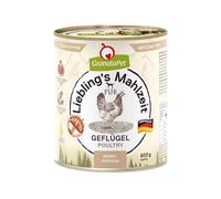 GranataPet Liebling's Repas Pure Nourriture Humide pour Chien sans céréales ni Sucre ajoutés, Nourriture complète à Haute teneur en Viande et huiles de qualité supérieure, 6 x 800 g