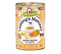 GranataPet Liebling's Repas Soupe Moro avec Pommes de Terre, Nourriture pour Chien pour la Construction Naturelle de bactéries intestinales saines, idéale en Cas de diarrhée et de douleurs