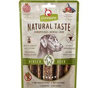 GranataPet Natural Taste - Soin Dentaire élégant au cerf - Friandises pour Chien sans céréales et sans Sucre ajoutés - Récompense pour Une collation savoureuse Entre Les Deux - 70 g