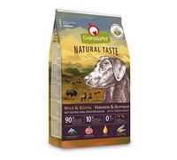 GranataPet Natural Taste Wild & Büffel - Nourriture sèche pour Chiens - sans céréales et sans Sucre ajoutés - Aliment Complet pour Chiens Adultes - 4 kg