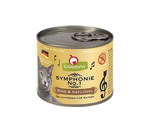 GranataPet Symphonie No. 1 Nourriture pour Chat sans céréales ni sucres - Filet en gelée Naturelle - 6 x 200 g