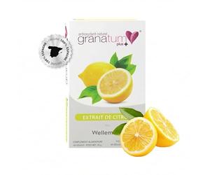 Granatum Plus - Extrait de Citron Wellemon avec Ériocitrine - Complément Alimentaire - Digestion et Métabolisme - Soin Peau - Anti-inflammatoire Doux - Produit en Espagne - 1 Boîte de 60 Gélules