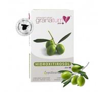 Granatum Plus | Extrait de Olive | Extrait de feuille d'olivier | Extrait de feuilles d'olivier | Hydroxytyrosol Plus | Complément alimentaire | Polyphénols naturels | (1 Boîte de 60 Gélules)